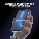 Microfono lavalier wireless con display digitale e ricarica