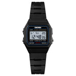 SKMEI 1460 Orologio sportivo sottile impermeabile multifunzione luminoso per bambini