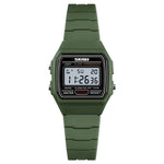 SKMEI 1460 Orologio sportivo sottile impermeabile multifunzione luminoso per bambini