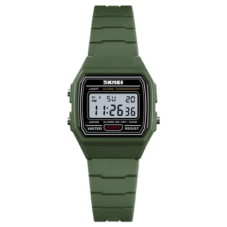 SKMEI 1460 Orologio sportivo sottile impermeabile multifunzione luminoso per bambini