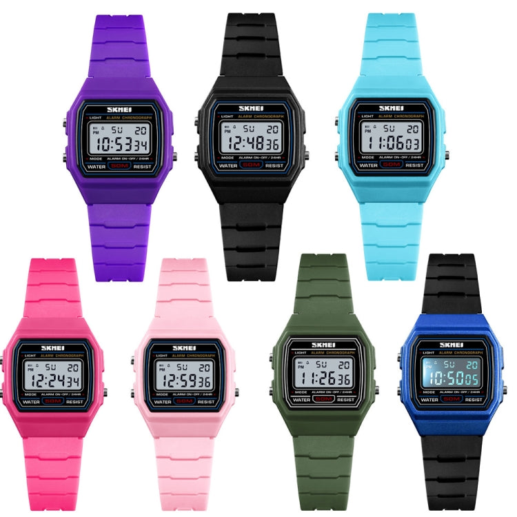 SKMEI 1460 Orologio sportivo sottile impermeabile multifunzione luminoso per bambini