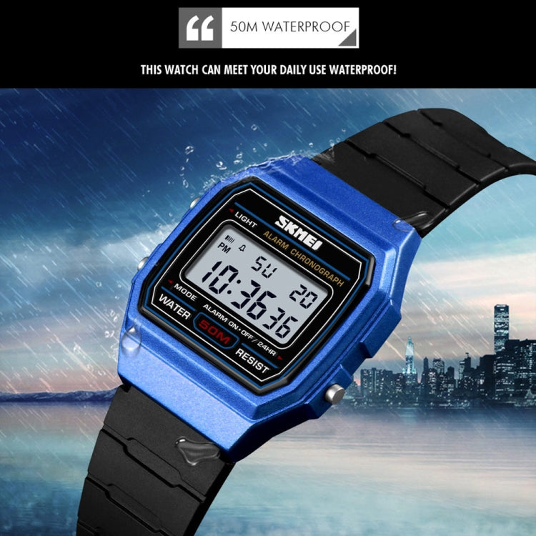 SKMEI 1460 Orologio sportivo sottile impermeabile multifunzione luminoso per bambini