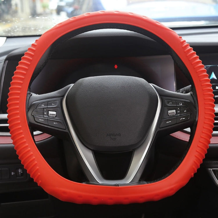 Coprivolante per auto a punta concava antiscivolo resistente all'usura in silicone, 34-38cm