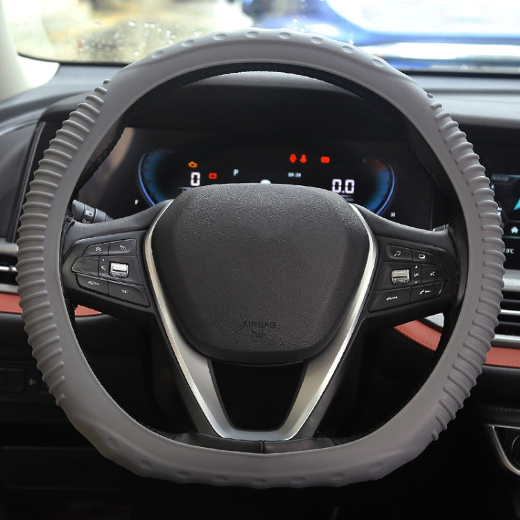 Coprivolante per auto a punta concava antiscivolo resistente all'usura in silicone, 34-38cm