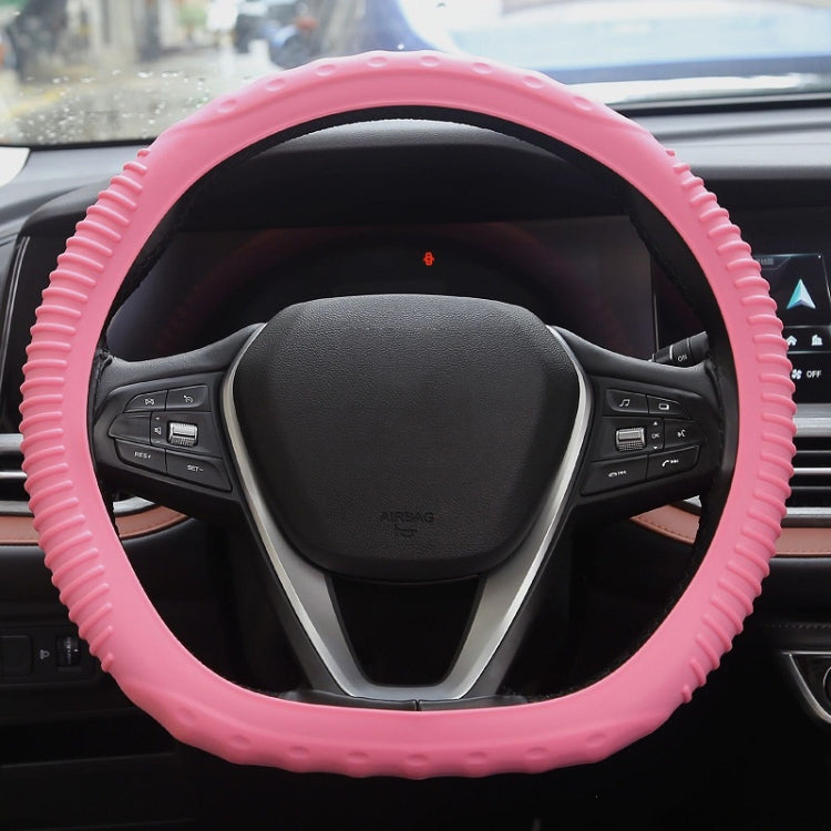 Coprivolante per auto a punta concava antiscivolo resistente all'usura in silicone, 34-38cm