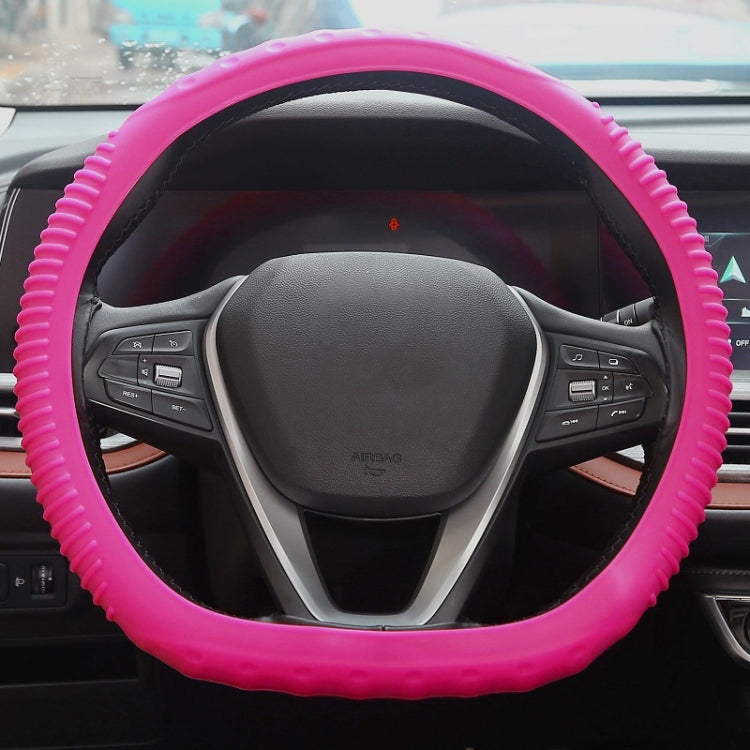 Coprivolante per auto a punta concava antiscivolo resistente all'usura in silicone, 34-38cm