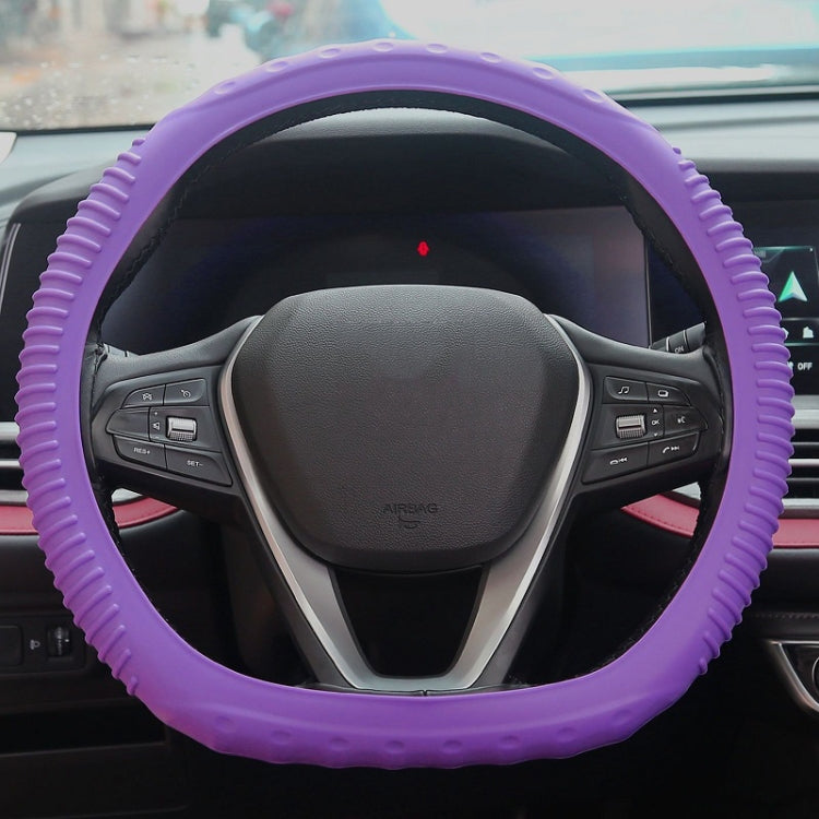 Coprivolante per auto a punta concava antiscivolo resistente all'usura in silicone, 34-38cm