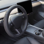 Coprivolante per auto a punta concava antiscivolo resistente all'usura in silicone, 34-38cm