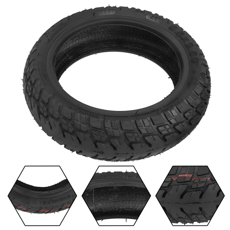 Pneumatico tubeless fuoristrada da 9,5x2,5 pollici per scooter elettrico KQI3/KQI3 PRO/KQI3 MAX/KQI3 SPORT, 9.5x2.5 Inch Without Gas Nozzle, 9.5x2.5 Inch With Gas Nozzle