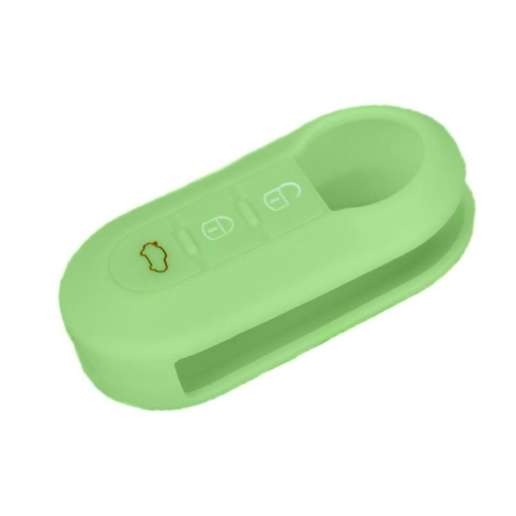 Per Fiat 500 Custodia in silicone per telecomando pieghevole a 3 pulsanti da 2 pezzi