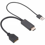 Adattatore HDMI a DisplayPort 4K 60Hz con alimentazione