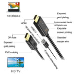 Adattatore HDMI a DisplayPort 4K 60Hz con alimentazione