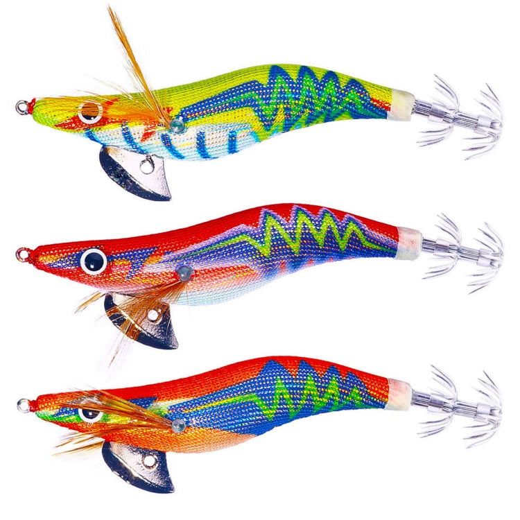 Hengjia SJ037 Esche luminose per calamari di gamberetti in legno elettrolitico flash, SJ037 (Red), SJ037 (Orange), SJ037 (Yellow)