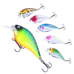 HENGJIA CB060 7cm 9.5g Lure VIB Rock Little Fatty Floating Esche Finte, 1, 2, 3, 4, 5, 6, 6 Colors, 6 Colors Boxed
