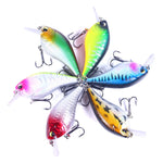 HENGJIA CB060 7cm 9.5g Lure VIB Rock Little Fatty Floating Esche Finte, 1, 2, 3, 4, 5, 6, 6 Colors, 6 Colors Boxed