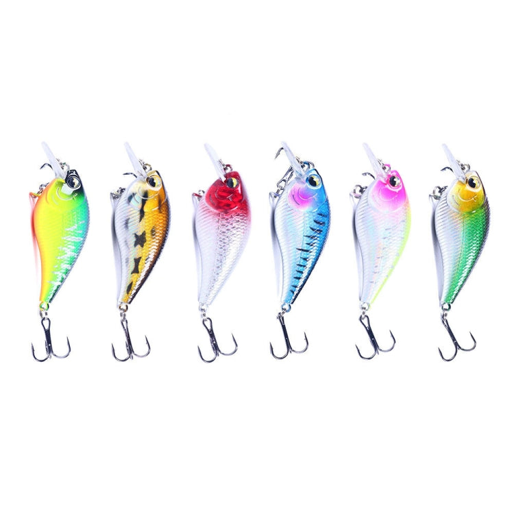 HENGJIA CB060 7cm 9.5g Lure VIB Rock Little Fatty Floating Esche Finte, 1, 2, 3, 4, 5, 6, 6 Colors, 6 Colors Boxed