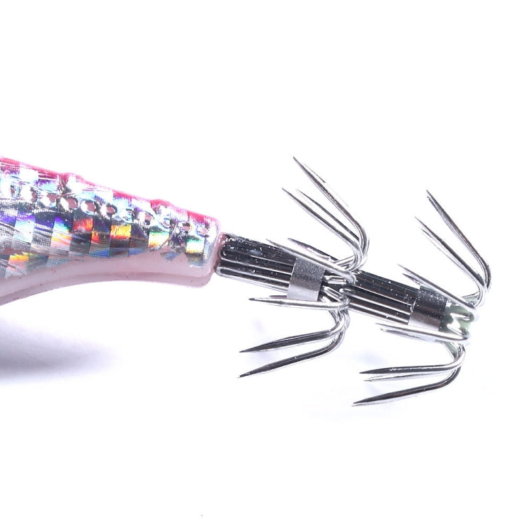 HENGJIA SJB012 Night Light Simulation Shrimp Squid Needle Pesca in mare Esca finta, SJB012 (10 Colors Bagged)