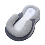 Cuscino per l'allattamento al seno del bambino Sdraiato che allatta il cuscino del pendio del latte anti-sputare, Pillow Gray