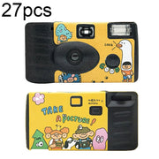Adesivi decorativi per cartoni animati impermeabili con fotocamera a pellicola retrò senza fotocamera, 27pcs Click, 27pcs LFANI, 24pcs Illustration, 27pcs Illustration, 27pcs Happy Day, 27pcs Holidays, 18pcs Sking, 12pcs Cheers, 27pcs Friend           ...