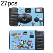 Adesivi decorativi per cartoni animati impermeabili con fotocamera a pellicola retrò senza fotocamera, 27pcs Click, 27pcs LFANI, 24pcs Illustration, 27pcs Illustration, 27pcs Happy Day, 27pcs Holidays, 18pcs Sking, 12pcs Cheers, 27pcs Friend           ...