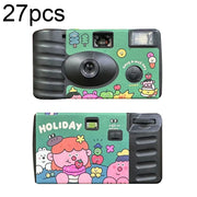 Adesivi decorativi per cartoni animati impermeabili con fotocamera a pellicola retrò senza fotocamera, 27pcs Click, 27pcs LFANI, 24pcs Illustration, 27pcs Illustration, 27pcs Happy Day, 27pcs Holidays, 18pcs Sking, 12pcs Cheers, 27pcs Friend           ...