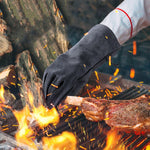 Guanti da barbecue da campo all'aperto Guanti isolanti resistenti alle alte temperature, 2417