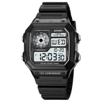 SKMEI 1998 Orologio multifunzione impermeabile con sensore di ghiaccio a conchiglia trasparente per sport all'aria aperta, 1998 Blue, 1998 White, 1998 Purple, 1998 Black