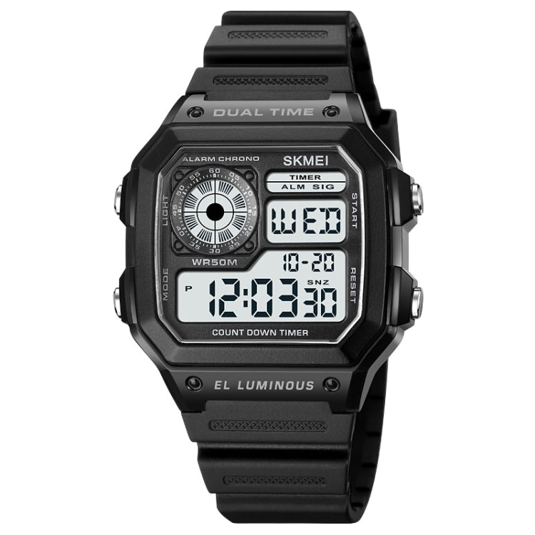 SKMEI 1998 Orologio multifunzione impermeabile con sensore di ghiaccio a conchiglia trasparente per sport all'aria aperta, 1998 Blue, 1998 White, 1998 Purple, 1998 Black