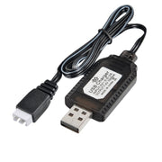 2pcs 7.4V Caricabatteria al litio Accessori per aerei giocattolo Cavo dati USB
