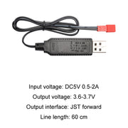 5pcs 3.7V Smart Chip Protection Cavo di ricarica per spina batteria USB