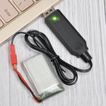Cavo ricarica 3.7V con chip protezione USB 60cm