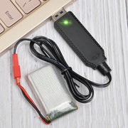 5pcs 3.7V Smart Chip Protection Cavo di ricarica per spina batteria USB