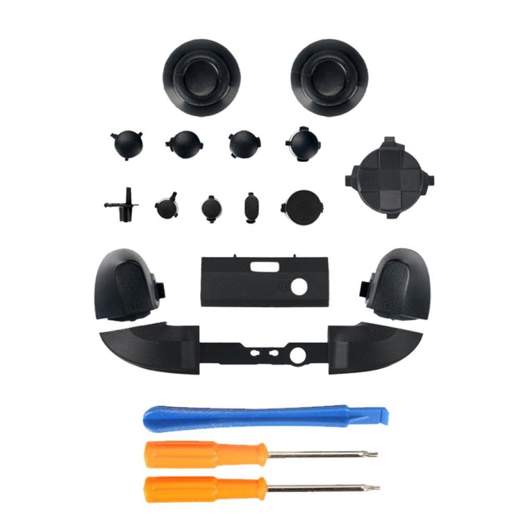 Per controller Xbox Series X Thumbstick LB RB Bumper Pulsanti di attivazione con accessori per cacciavite, Black, White, Blue, Light Blue, Red, Rose Red, Orange, Purple, Green, Yellow, Transparent
