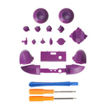 Per controller Xbox Series X Thumbstick LB RB Bumper Pulsanti di attivazione con accessori per cacciavite, Black, White, Blue, Light Blue, Red, Rose Red, Orange, Purple, Green, Yellow, Transparent