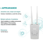 Router mobile impermeabile esterno CPE 4G LTE, tripla rete, spina UE, European Version, Asian Version