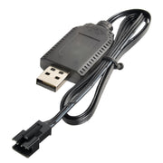 2pcs 7.4V Smart Chip Protection USB Plug Cavo di ricarica per batteria al litio