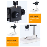 DM3 Microscopio digitale elettronico portatile con schermo LED HD da 4,3 pollici, Plastic, Metal