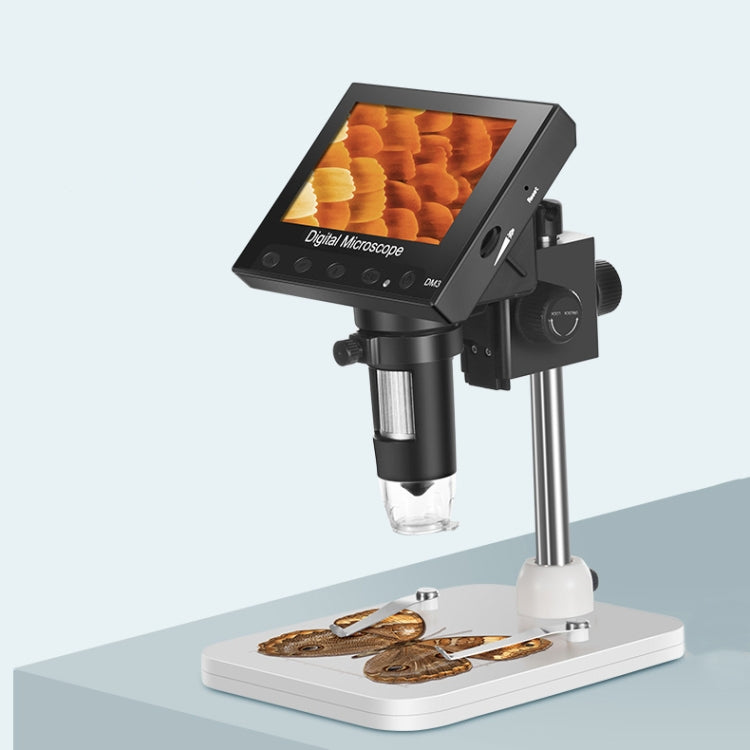 Microscopio digitale portatile con schermo LED HD 4,3 pollici