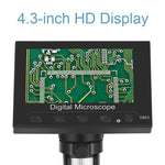 Microscopio digitale portatile con schermo LED HD 4,3 pollici