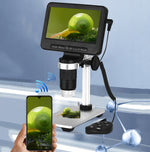Microscopio elettronico 500X/1000X con schermo 5" WiFi HD