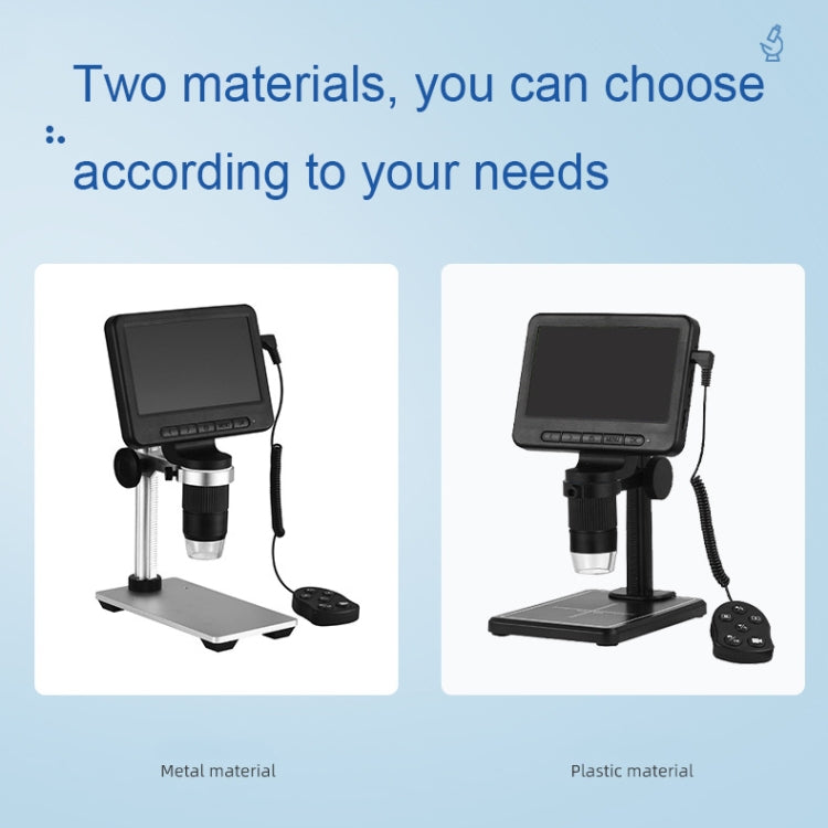 500X/1000X schermo a 5 pollici WIFI HD 2 milioni di microscopio elettronico di manutenzione dei pixel, MS2 with Z06, MS2 with Z11