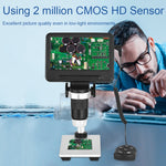Microscopio elettronico 500X/1000X con schermo 5" WiFi HD