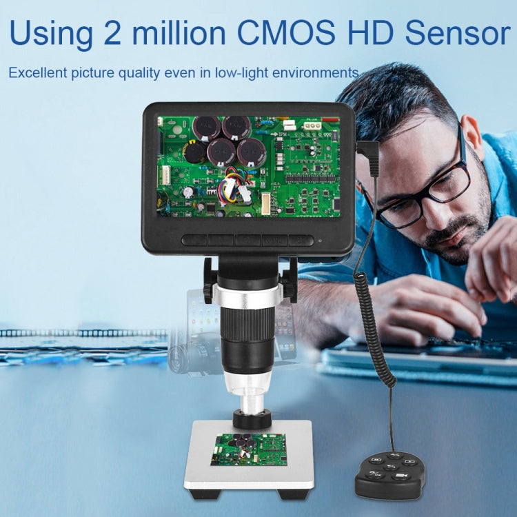 Microscopio elettronico 500X/1000X con schermo 5" WiFi HD