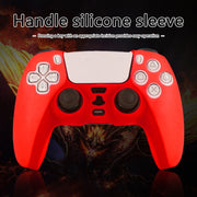 Per custodia protettiva in silicone per controller PS5, White, Red, Blue, Black, Camouflage Blue, Camouflage Red, Camouflage Green