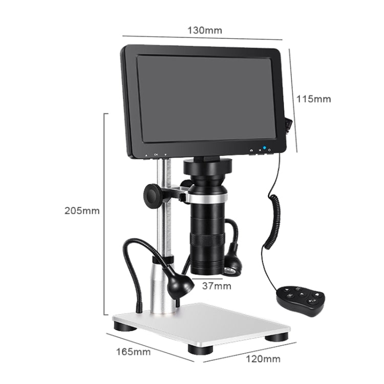 Microscopio digitale con display HD 7" e ingrandimento 1200X