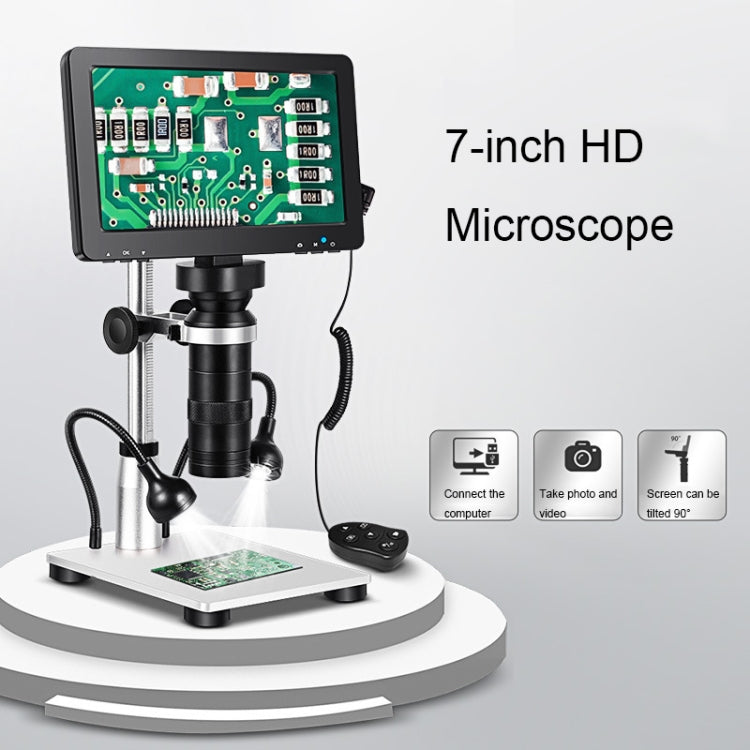 Microscopio digitale con display HD 7" e ingrandimento 1200X