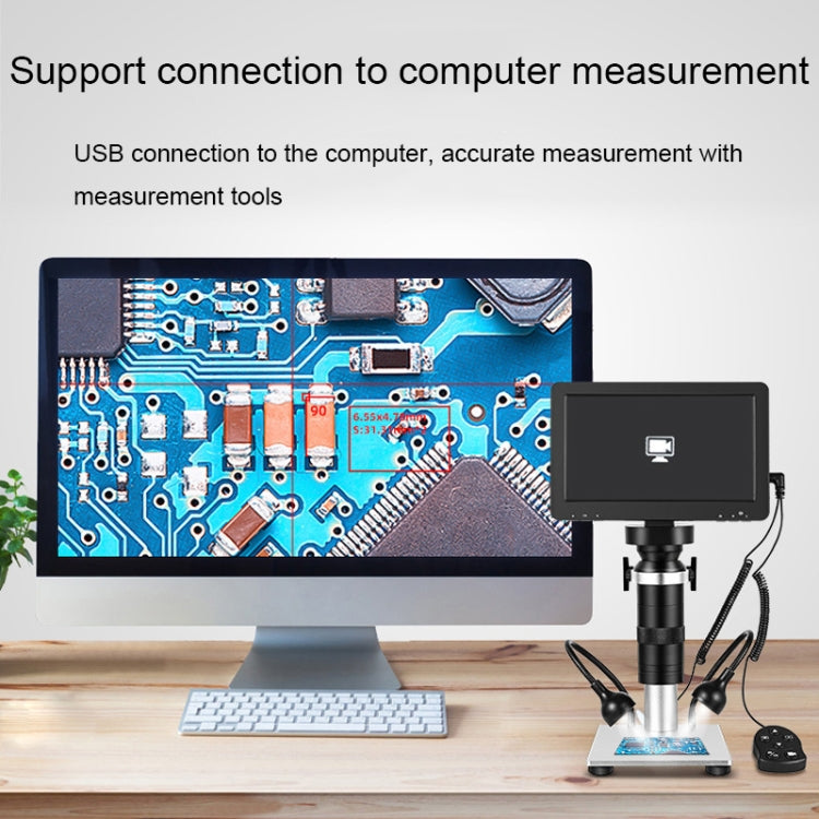 Microscopio digitale con display HD 7" e ingrandimento 1200X