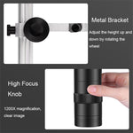 Microscopio digitale con display HD 7" e ingrandimento 1200X