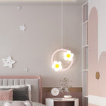 Lampadario caldo girasole sul comodino della camera dei bambini, Round Green Warm Light, Round Green White Light, Round Green 3 Color Dimmer, Round Pink Warm Light, Round Pink White Light, Round Pink 3 Color Dimmer, Square Green Warm Light             ...