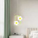 Lampadario caldo girasole sul comodino della camera dei bambini, Round Green Warm Light, Round Green White Light, Round Green 3 Color Dimmer, Round Pink Warm Light, Round Pink White Light, Round Pink 3 Color Dimmer, Square Green Warm Light             ...